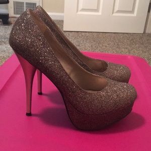 Glitter heels